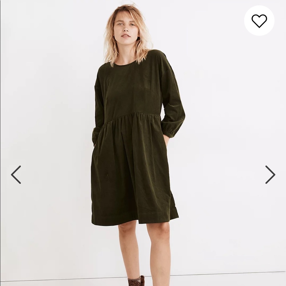 Corduroy Mini Dress